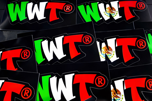 SIDE WINDOW DECAL "WWT®" WITH EAGLE