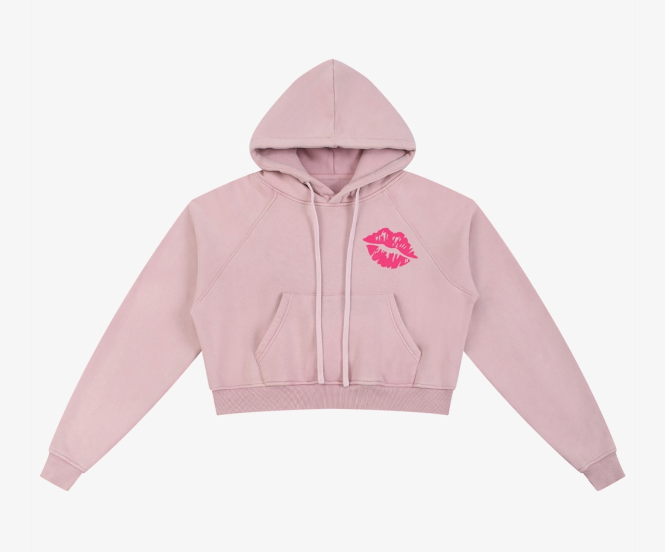 CHICAS "PUNK" CROPPED HOODIE