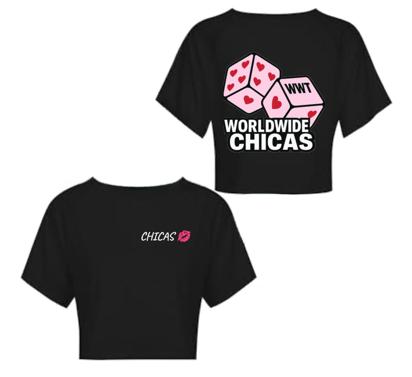 CHICAS DICE CROP TOP
