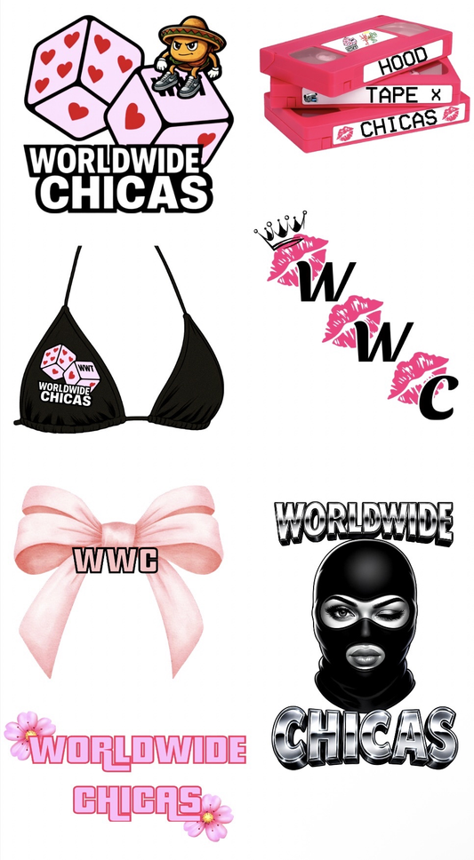 CHICAS STICKER PACK