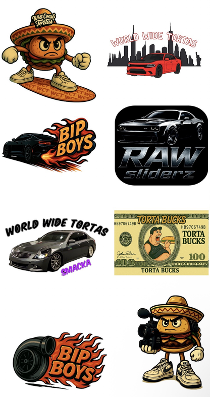 TORTA & FRIENDS STICKER PACK